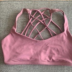 Lululemon size 8 sports bra- color: mauve